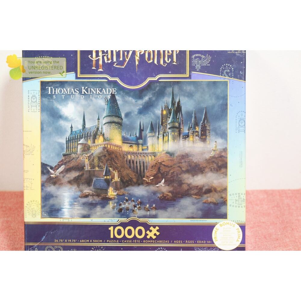 Thomas Kindkade Harry Potter Hogwarts Castle 1000pc Puzzle